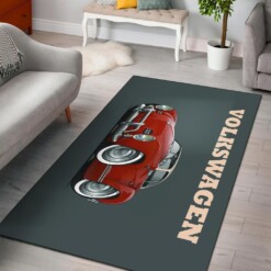 Volkswagen Car Art Area Rug