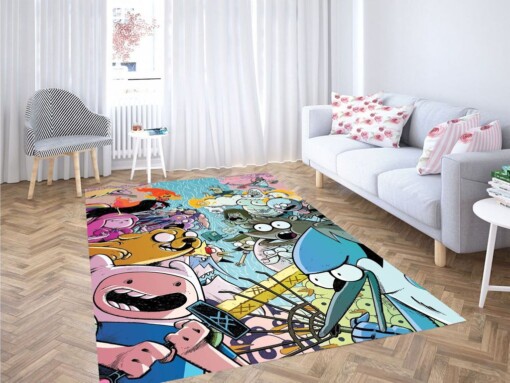 War Adventure Time Character Living Room Modern Carpet Rug