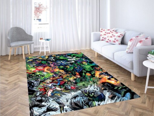 War Superhero Dc Comics Living Room Modern Carpet Rug