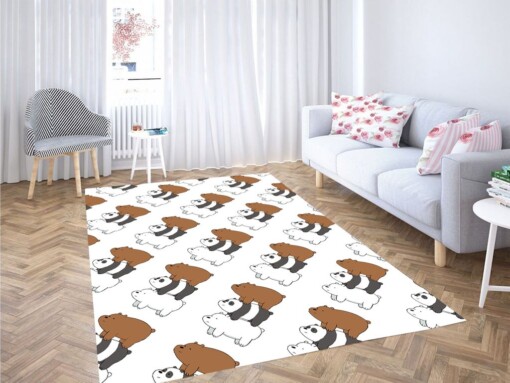 We Bare Bears Cutest Living Room Modern Carpet Rug