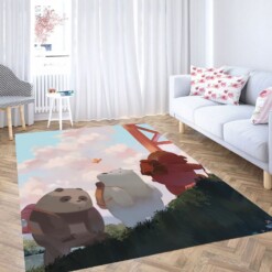 We Bare Bears Painting Carpet Rug