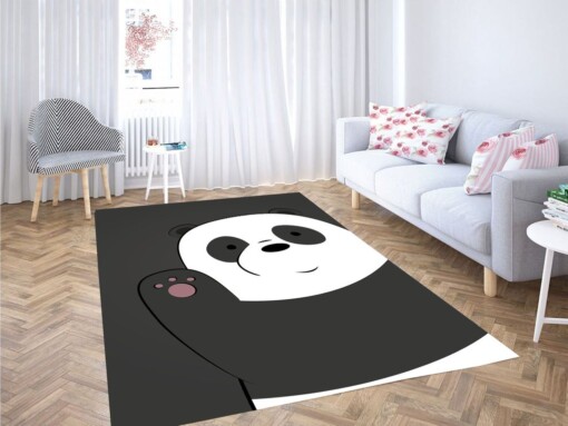 We Bare Bears Panda Living Room Modern Carpet Rug