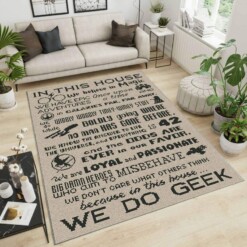 We Do Geek Area Rug