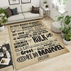 We Do Marvel Area Rug