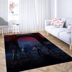 Welcome To Hawkins Stranger Things Carpet Rug