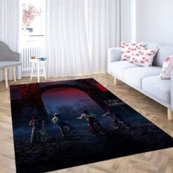 Welcome To Hawkins Stranger Things Living Room Modern Carpet Rug