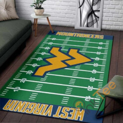 West Virginia Mountaineers Home Field Area Rug