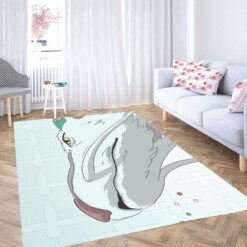 White Dragon Spirited Away Carpet Rug