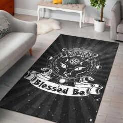 Wicca Cat Area Rug