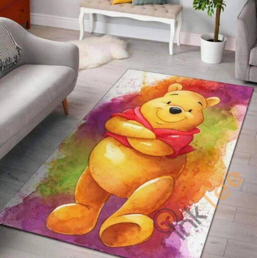 Winnie The Pooh Cute Poohs Majestic Disney Character Large Non-slip Lover Rug