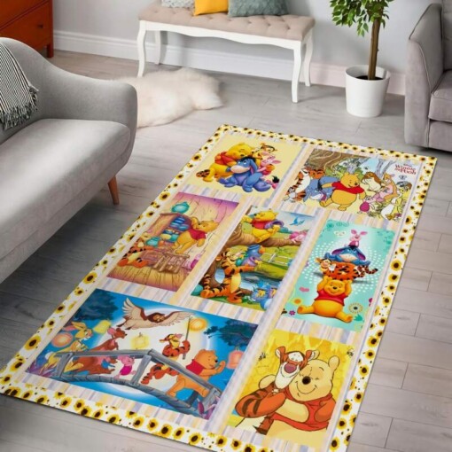 Winnie The Pooh Friends Decorative Floor Rug