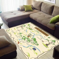 Winnie The Pooh Map Rug