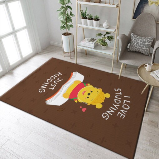 Winnie The Pooh Rug  Custom Size And Printing