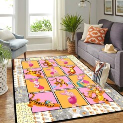 Winnie The Pooh Tigger And Piglet Carpet Floor Area Rug