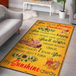 Winnie The Pooh You Are My Sunshine Winnie-the-pooh Disney Gift For Lover Rug