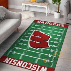 Wisconsin Badgers Home Field Area Rug