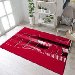 Wisconsin Badgers NCAA Rug  Custom Size And Printing