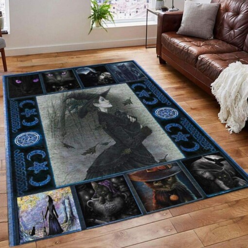 Witch And Cat Rug