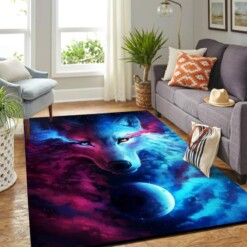 Wolf Carpet Floor Area Rug