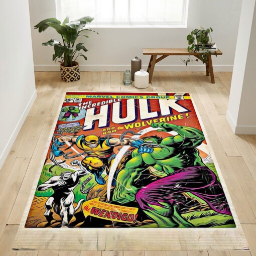 Wolverine Characters Rug  Custom Size And Printing