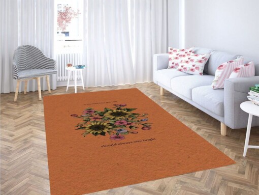 Woman Like The Sun Living Room Modern Carpet Rug