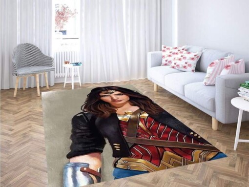 Womder Woman Art Carpet Rug