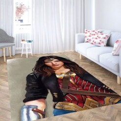 Womder Woman Art Living Room Modern Carpet Rug
