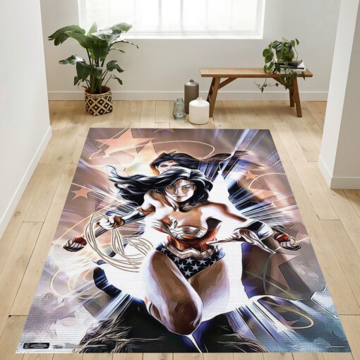 Wonder Woman Bloodlines Rug  Custom Size And Printing