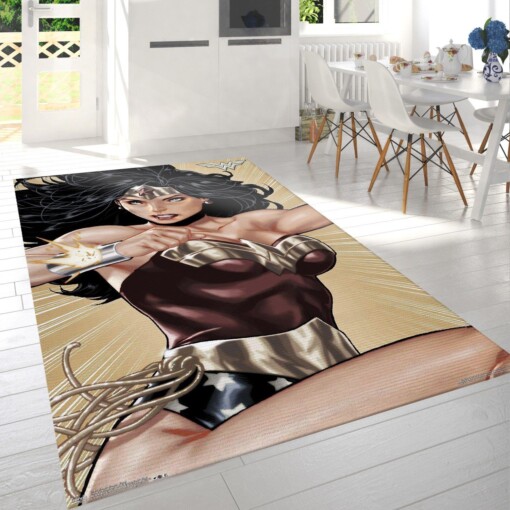 Wonder Woman Carpet  Custom Size And Printing