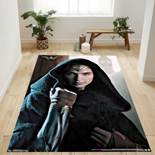 Wonder Woman Cloak Rug  Custom Size And Printing