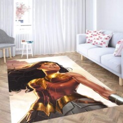 Wonder Woman Digital Painting Carpet Rug