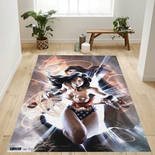 Wonder Woman Movies Rug  Custom Size And Printing