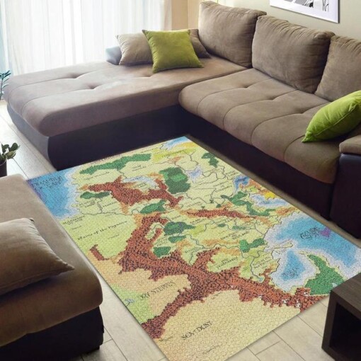 World Of Greyhawk Dungeons Dragons Map Area Rug