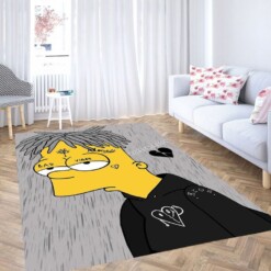 Xxtentacion Simpson Living Room Modern Carpet Rug