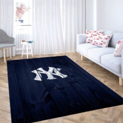 Yankees Background Living Room Modern Carpet Rug