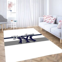 Yankees Wallpaper Living Room Modern Carpet Rug