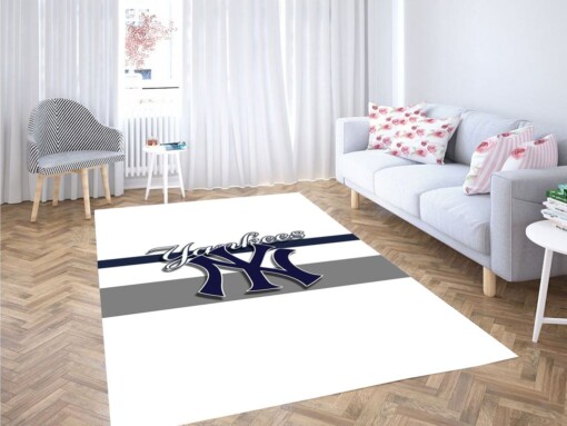 Yankees Wallpaper Living Room Modern Carpet Rug