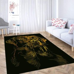 Yellow Dog Carpet Rug