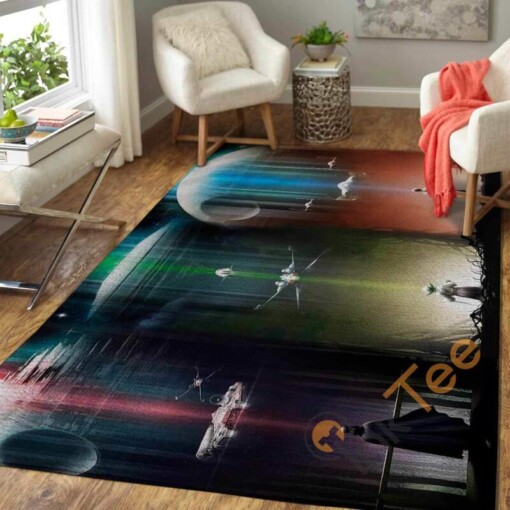 Yoda Luke Skywalker Darth Vader Area Rug