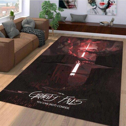 You Can Not Confide Gravity Falls Area Rug