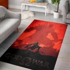 Young Kratos God of War Rug  Custom Size And Printing