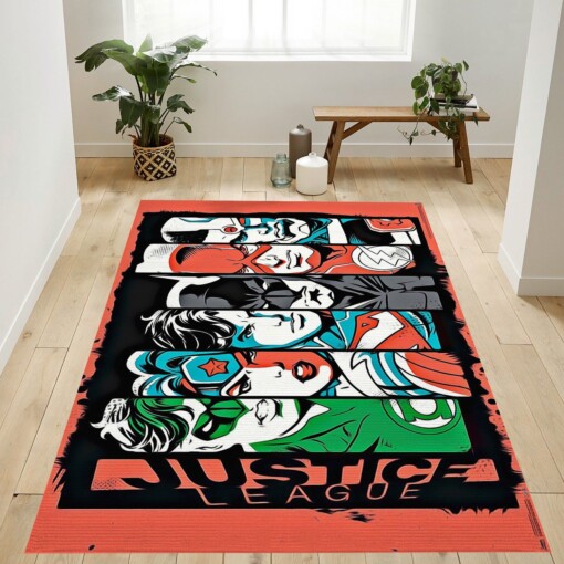 Zack Snyders Justice League Rug  Custom Size And Printing