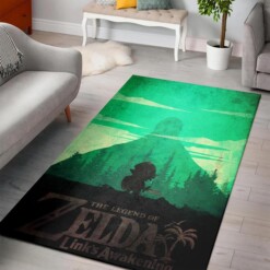 Zelda Links Awakening Rug  Custom Size And Printing