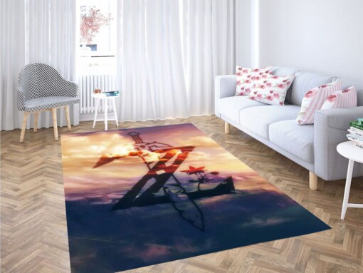 Zelda Sword In The Sky Living Room Modern Carpet Rug