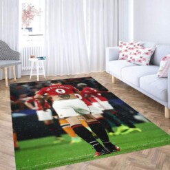 Zlatan Ibrahimovic Manchester United Carpet Rug