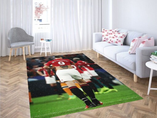 Zlatan Ibrahimovic Manchester United Living Room Modern Carpet Rug