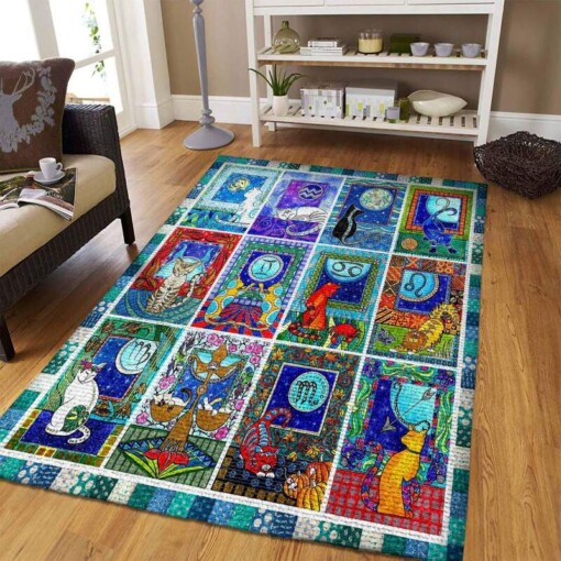 Zodiac Cat Rug