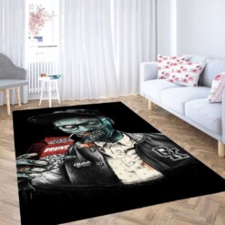 Zombie Living Room Modern Carpet Rug