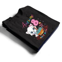 8 Years Old 8th Birthday Girls Cute Cat Awesome Since 2014 T Shirt - Dream Art Europa