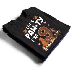 9 Year Old Puppy Dog Birthday Pawty Dogs 9th Party T Shirt - Dream Art Europa